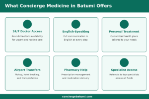 Batumi'de uluslararası hastalar için özel sağlık hizmetleri rehberi